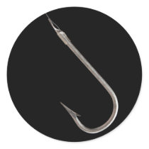 Fishing hook stickers