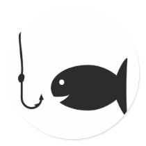 fishing icon sticker