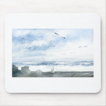 ** fishing in the coast ** mousepads