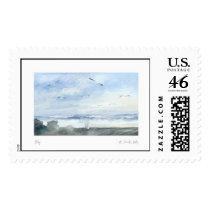 * fishing in the coast * stamps