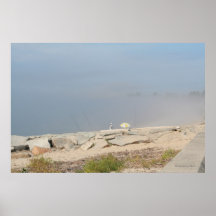 Fishing in the Fog _ Gallery Print