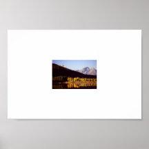 Fishing in the Mountains Poster