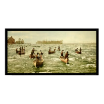 Fishing in the Soo Canal at Sault Ste. Marie 1901 posters by lc_vintagephotos Fishing in the Soo Canal at Sault Ste. Marie 1901 posters