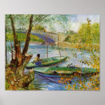Fishing in the Spring, Vincent van Gogh (F354) Print