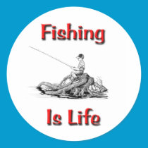 Fishing Is Life stickers