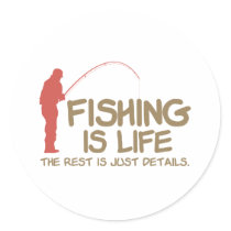 Fishing Is Life stickers