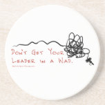 Fishing Leader Drink Coaster