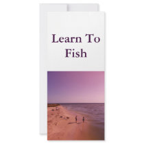 Fishing Lessons Rack Card Design