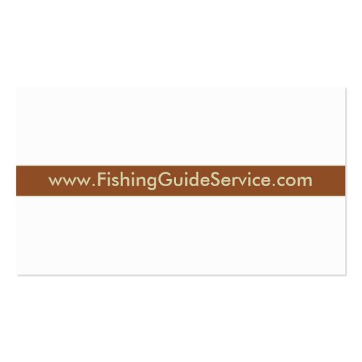 Fishing Lures Business Card (back side)