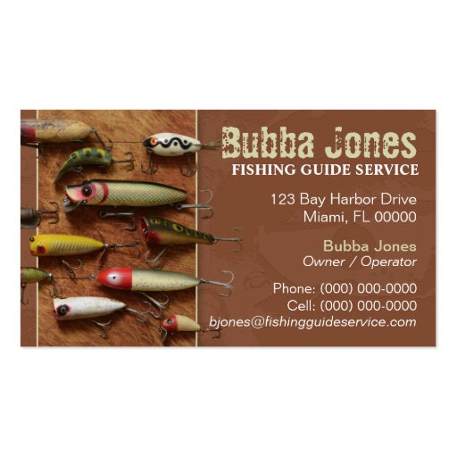 Fishing Lures Business Card