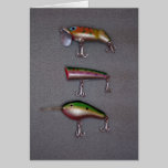 Fishing Lures Notecard cards