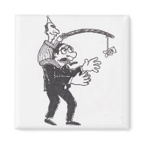 "Fishing" Magnet by starvingsteven "Fishing" Magnet