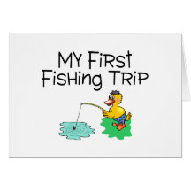 Fishing My First Fishing Trip Cards