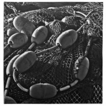 fishing nets seafood napkin