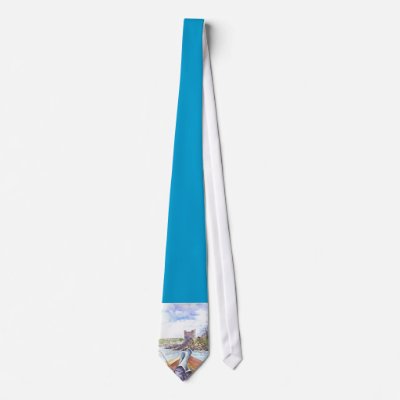 'Fishing Off Polruan' Tie by picklelillysdad