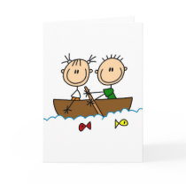Fishing On Boat Card