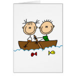 Fishing On Boat Card