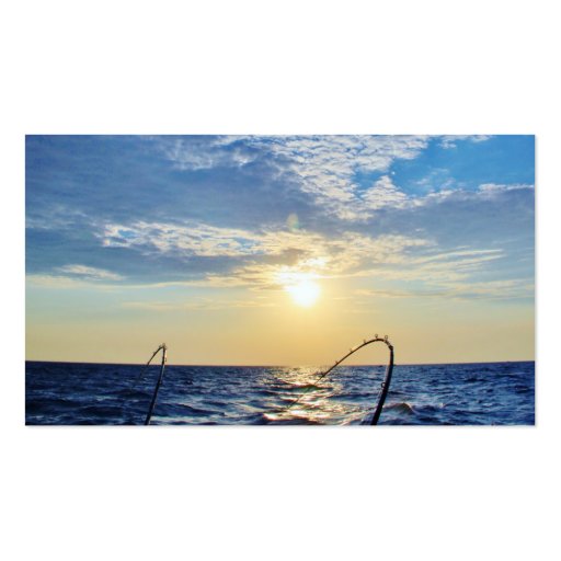 Fishing on Wavy Water Business Card