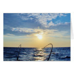 Fishing on Wavy Water Card