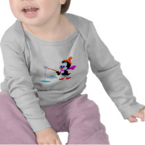 Fishing Penguin t-shirts