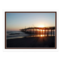 Fishing Pier Aglow Post Cards
