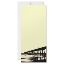 Fishing Pier and Waves Rack Card