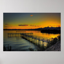 Fishing Pier Mesquite Bay South Print