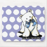 Fishing Polar Bear Mousepads