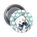 Fishing Polar Bear Pins