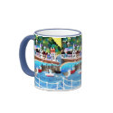 Fishing Port Ringer Mug mug