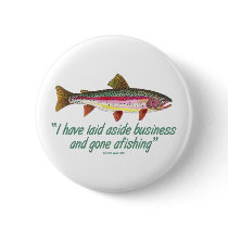 Fishing Quote Pinback Buttons