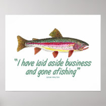 Fishing Quote Print