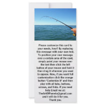 Fishing Full Color Rack Card