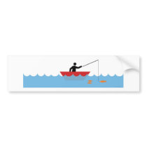 Fishing - Rather be fishing bumper stickers