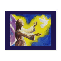 Fishing rod OF peace Post Cards