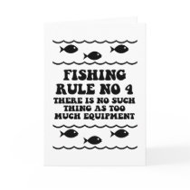 Fishing Rule No 4 Card