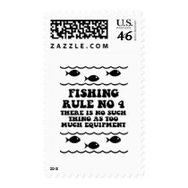 Fishing Rule No 4 Postage Stamp