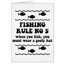 Fishing Rule No 5 Card