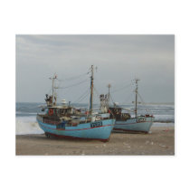 Fishing ships from Norre Vorupor, Denmark postcards by Thorninger Fishing ships from Norre Vorupor, Denmark postcards