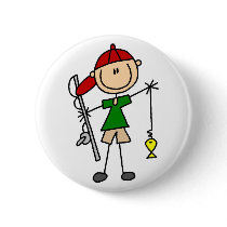 Fishing Stick Figure Button