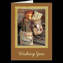Fishing Still Life Father's Day Card cards