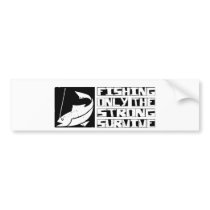 Fishing Survive bumper stickers