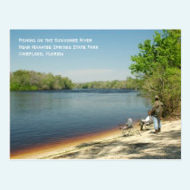 Fishing the Suwannee Postcard postcards