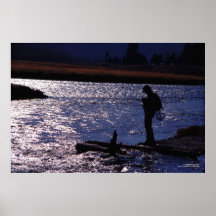 Fishing Till Dusk Poster