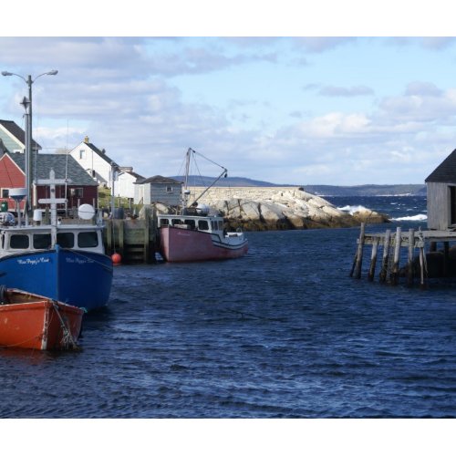 Fishing Village at Peggy's Cove mousepad