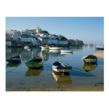 Fishing Village of Ferragudo, Algarve, Portugal Post Card