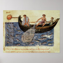 Fishing with a Net Poster
