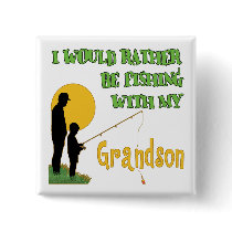 Fishing With Grandson buttons by LittleTuddler Fishing With Grandson buttons