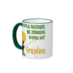 Fishing With Grandson mug