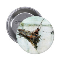 Fishing with Nets 1905 Button